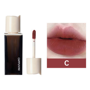 Ta💋.Lip Glaze Matte Water Wave Amber Lipstick Velvet Lip Gloss Waterproof Tahan Lama COD