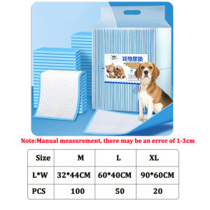 Super Sbsorbent Pet Pee Pad Large Dog Wee Pee Poop Large Disposable Wee Pee Poop Training Diapers 90/ 60CM