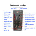 30W-120W Papan Amplifier MP3 Mobil 7.4V Papan Decoder Amplifier Audio Daya Pemutar USB TF Radio Untuk Audio Kendaraan Accs. 
