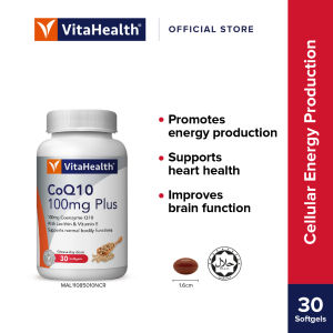 in stock ship with 24hVitaHealth CoQ10 100mg Plus [Exp 6/2027]