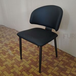 Furnimall Anti-Scratch Leather Dining Chair Kerusi Makan Restaurant Chair餐椅 Designer Chair Cafe
