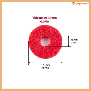yangyuhua 90 miếng đệm vòng đệm đàn Piano bằng nỉ cho phụ kiện điều chỉnh đàn Piano