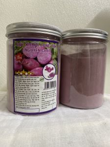 500g bột khoai lang tím bột khoai lang nguyên chất làm bánh phẩm màu bột ăn dặm trà sữa đắp mặt HN