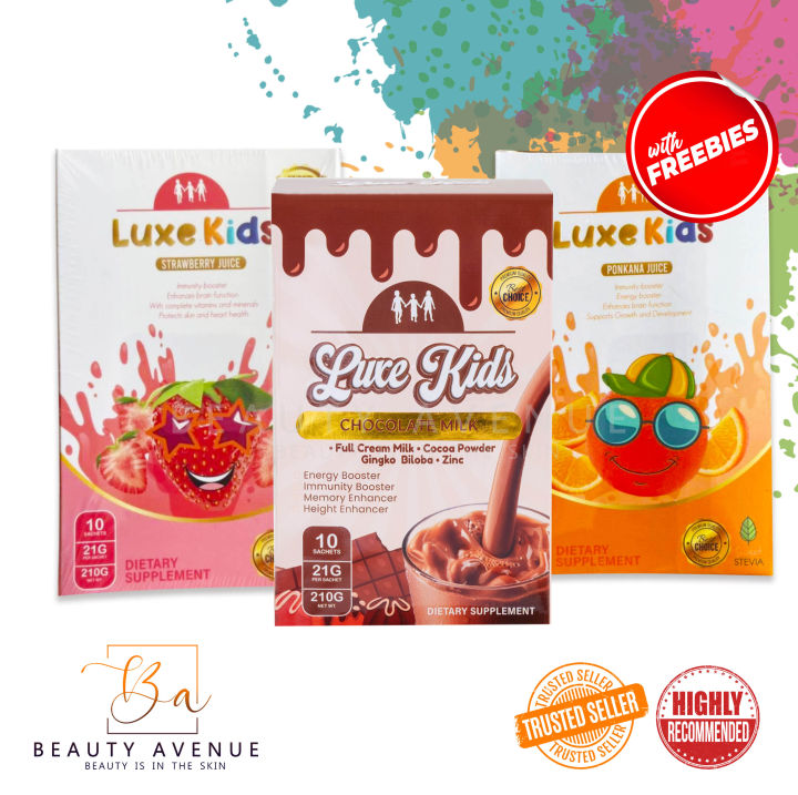 [VARIATION] Luxe kids Chocolate Milk, Strawberry Juice and Ponkana ...