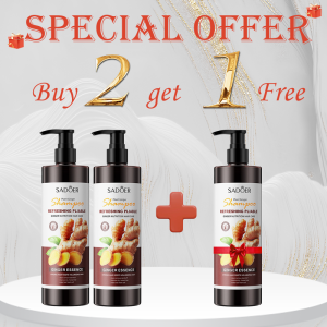 Anti Hair Loss Shampoo Gentle Ginger Shampoo  Scalp Purify Shampoo 500ml Refreshing Oil-Removing Anti-Break Shampoo Hair Care Repair Scalp for Regrowth Hair Loss Itching Dandruff