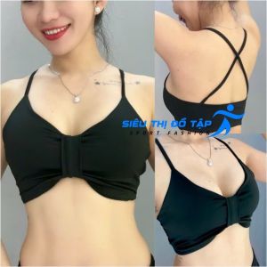 Áo Bra Nơ Lớn Đan Trước Chéo Lưng Kèm Sẵn Mút