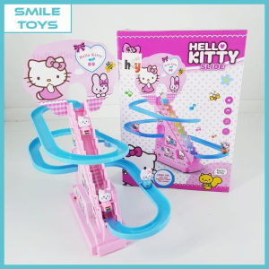 Smile - Mainan Anak Musik Track Seluncur Tangga Hello Kitty
