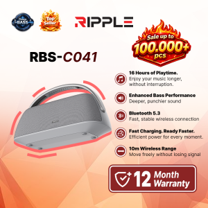 Ripple Bluetooth RBS C041 Heavy Bass Speaker 4 Playing Mode