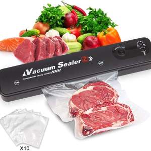 Máy Hút Chân Không Thực Phẩm Vacumm Sealer - Tặng Kèm 10 Túi