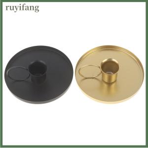 ruyifang Giá đỡ nến trang trí để bàn phong cách retro cổ điển tiệc cưới