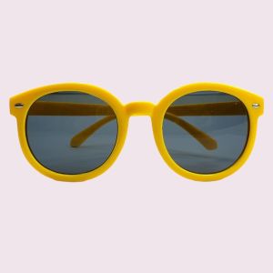 Kacamata Hitam Anak  Pelindung UV Bentuk Bulat Import