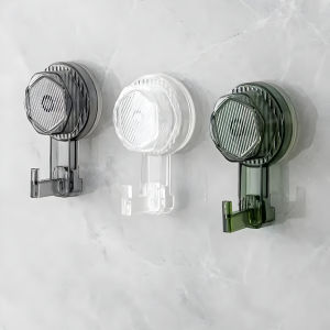 Gantungan Tempel Dinding Plastik Gantungan Hook Vacum Magic Hook Multifungsi