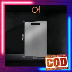 AI-C1410 Tatakan Memotong Double Sided Cutting Board / Talenan Stainless Stell 2 Sisi Multifungsi