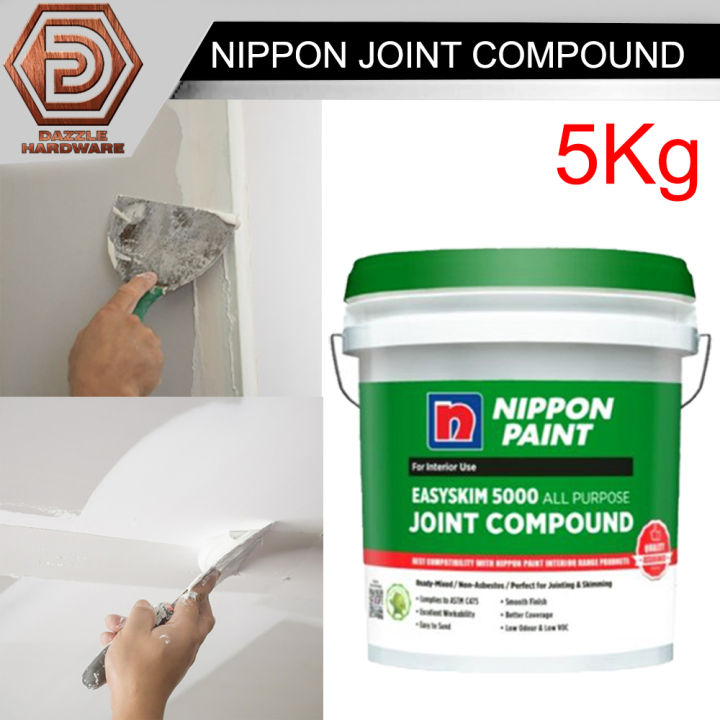 5kg Nippon easyskim 500 joint compound all purpose joint compound wall