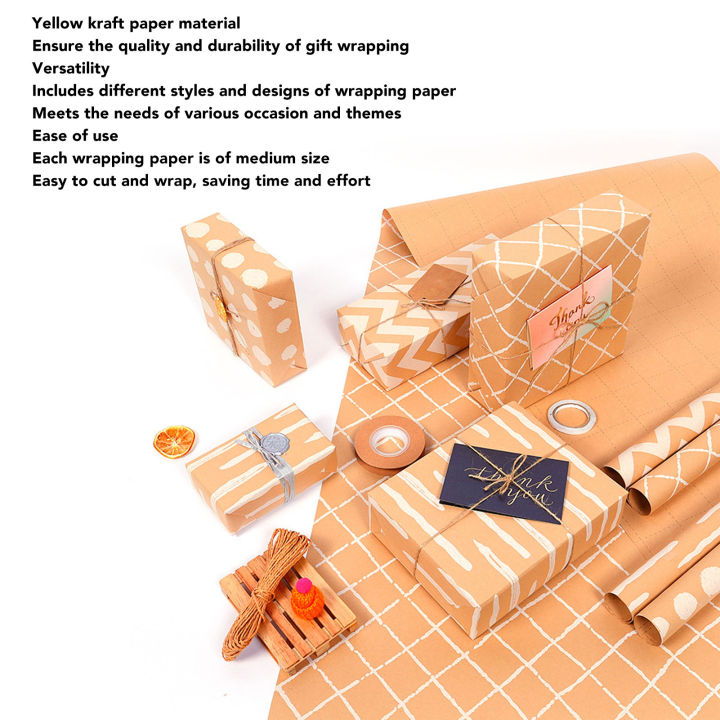 Kraft Wrapping Paper Eco Friendly Multipurpose Wrapping Paper for ...