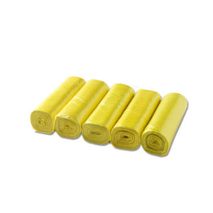 KBR ถุงขยะ ถุงขยะพกพา ถุงขยะแบบฉีกถุงขยะแบบม้วน แพ็ก 75 ใบ (5ม้วน)