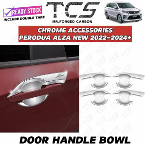 TCS NEW PERODUA ALZA 2022-2024+ CAR CHROME INTERIOR EXTERIOR COVER GARNISH ACCESSORIES FULL SET