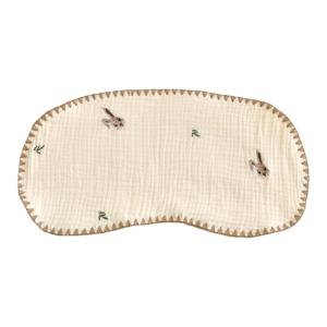 Soft Drooling Bib Burp Cloth for Baby Gender Neutral Infant Pillow Cover Lovely Embroidered Burping Towel for Newborn