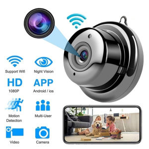 V380 Mini Wifi IP Camera HD 1080P Indoor Camera Nightvision Two Way Audio Motion Detection Baby Monitor Night Vision Network Hd Smart Wireless Camera