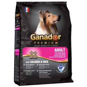 [Chính hãng] GANADOR (3kg) Thức Ăn Hạt Khô Cho Chó Con Và Chó Trưởng Thành Vị Cá Hồi/Cừu/Gà/DHA/Trứng Sữa