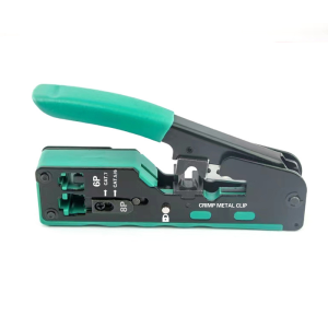 RJ45 Pass Through Crimping Tool Ethernet Modular Plugs Crimper Cutter For CAT6 CAT5E CAT5 8P8C