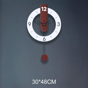 Creative Modern Decorative Swing Wall Clock Stylish Quartz Wall Clock Silent Large Fashion Clocks for Home Living Room Office Bedroom