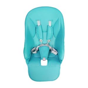 Baby Dining Chair Seat Cushion Set PU Leather Sitting Pad with Harness and Crotch Protector for Comfortable Meal