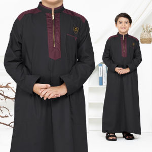 Jubah Anak Laki Laki Premium 9 - 16 Tahun Lengan Panjang Alief Series Assuffah