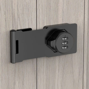 No Punching Cabinet Lock Keyless 3-Digit Password Combination Anti-Theft Lock Refrigerator Lock