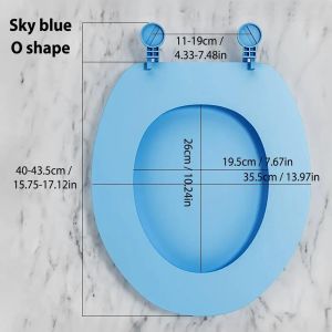 ที่นั่งชักโครกเบาะนุ่มหนาแผ่นห้องน้ำปกปกที่นั่งชักโครกแผ่นนุ่มหนาแผ่นสำหรับฝาห้องน้ำอุปกรณ์ห้องน้ำ