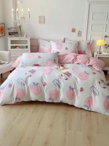 100% Pure Cotton Duvet Cover Single Piece Full Cotton Quilt Cover 150x200x230 Student Dormitory Single and Double Bed Sheets Special Price LZD