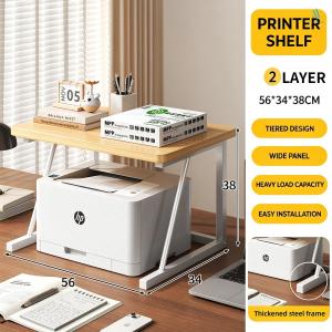 [SG Stock]Tabletop Printer Support Stand Heavy Duty Desk Storage Rack for Scanner Copier Space Saving Desktop Organizer