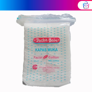 Doctor Baby 100% Facial Cotton Tissue Pads Kapas Muka 100s