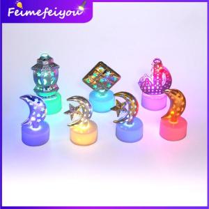 DIY LED Raya lamp Flameless Candle Light Ramadan decorations led fairy lights diy candle lamp waterproof With free Battery operated