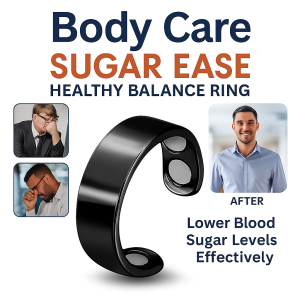 Mens Open Magnetic Therapy Ring Helps Maintain Blood Sugar Health And Is A Daily Health Accessory