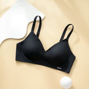 Smart Cloud Jelly Liquid Underwire Free Bra Full Cup Women Bra Plus Size Wireless Plain Underwear