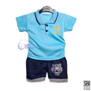 BOBOBAM BAJU BAYI LAKI LAKI SETELAN ANAK COWO LUCU STELAN COWOK 6 12 BULAN KEREN TRENDY KEKINIAN KERAH WANGKI K3NZ0