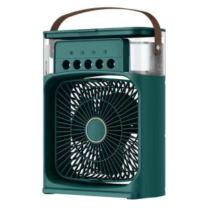 【New Arrival】 3 In 1 Air Conditioner Fan with Timing Household Water Mist Fan Multifunctional Electric Cooling Fan for Indoor Outdoor