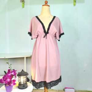 Gaun Malam Baju Tidur Lingerie Dress Only Pakaian Wanita