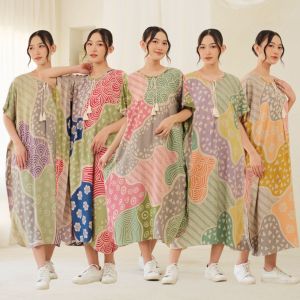 DASTER LOWO TEDJO BUSUI BUMIL JUMBO LD 150CM DASTER KELELAWAR DASTER TERLARIS Batik Panjang Rayon Bumil Motif  - batik bagus banget