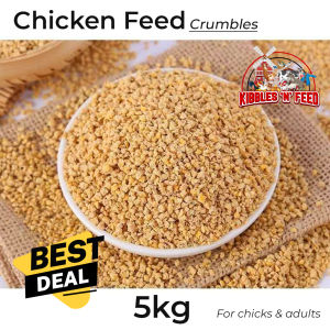 [LOCAL SELLER] 5kg PREMIUM CHICKEN FEED CRUMBLES 16% HIGH PROTEIN FOR CHICKS AND ADULTS