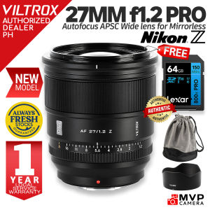 [BETTER DEAL] VILTROX 27mm AF f1.2 PRO Autofocus Prime Lens Nikon Z Z-mount APSC MVP CAMERA