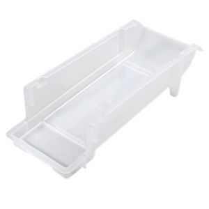 YUNAFIN Stackable Refrigerator Drink Holder Large Capacity Rolling Refrigerator Storage Box  Double Layer Beverage Dispenser