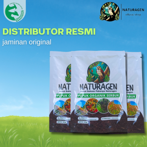 Pupuk NATURAGEN 1 Pcs BIO ORGANIK Ori Untuk Jagung Cabe Padi Buah Sawit Bunga