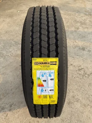 9.5R17.5 ยาง Double coin รุ่น RT500 ปี26 ยางบรรทุก ผ้าใบ18ชั้น