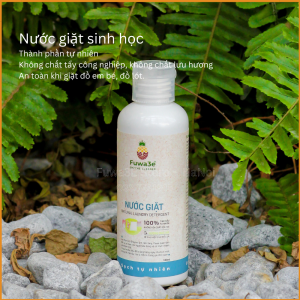 Nước giặt sinh học hương bạc hà Fuwa3e 500ml dùng cho vải lụa gấm vải sợi thiên nhiên giữ màu làm mềm vải - Fuwa3E official store