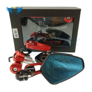 กระจกปลายเเฮนด์ มีเนียม พร้อมอุปกรณ์ ติดตั้ง ทรง ARROW SPORT งาน CNC(0001)