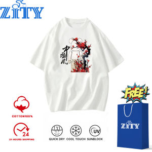 ZITY 🐻🌿 "Violent Bear" ทรงหลวม คอกลม Cotton 100% เสื้อยืดผู้ชาย ทั้งชายหญิง OVERSIZE T Shirt 🔥🧥