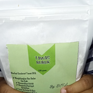 Tawas Bubuk Penghilang Bau Ketiak atau Tawas deodorant Bubuk Deodorant 100 gram by DIFA