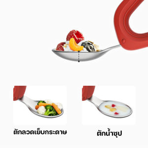 【Bartley-lz】พร้อมส่ง ช้อนเด็ก ช้อนฝึกจับเด็ก เครื่องใช้บนโต๊ะอาหารสแตนเลส ช่วยให้เด็กเรียนรู้ที่จะกิน